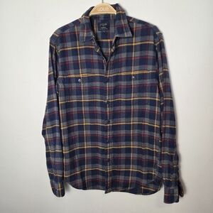 J. Crew Flannel Plaid Casual Button Down Shirt